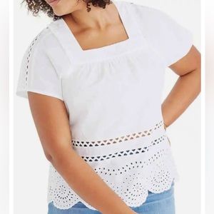 Madewell Eyelet Top